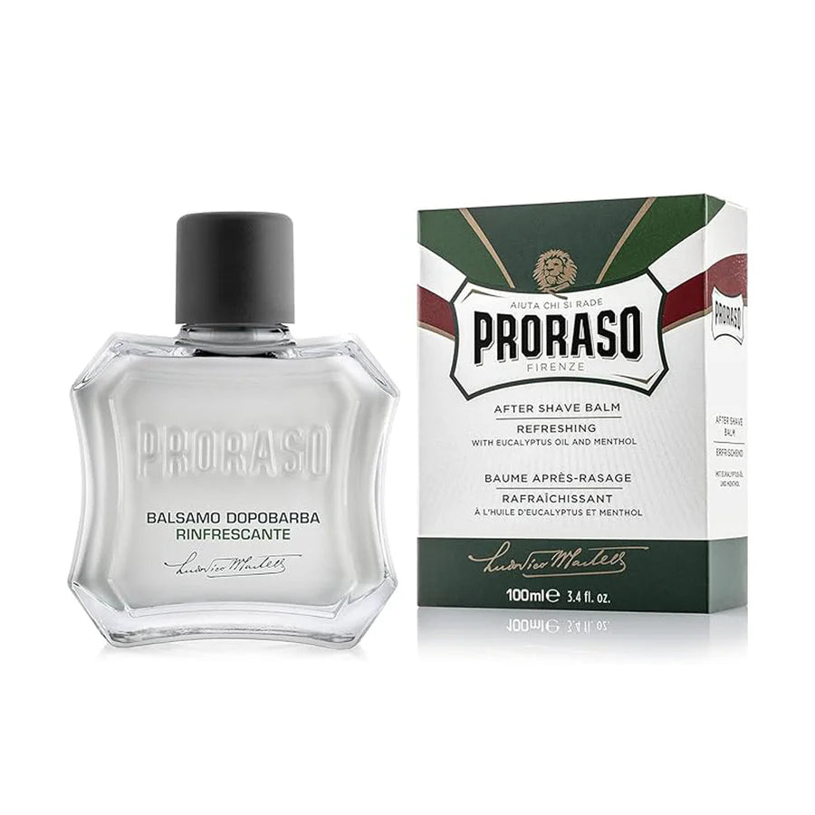 Proraso After Shave Balm Sensitive Skin Green Tea and Oatmeal 100ml - Imperfect Box