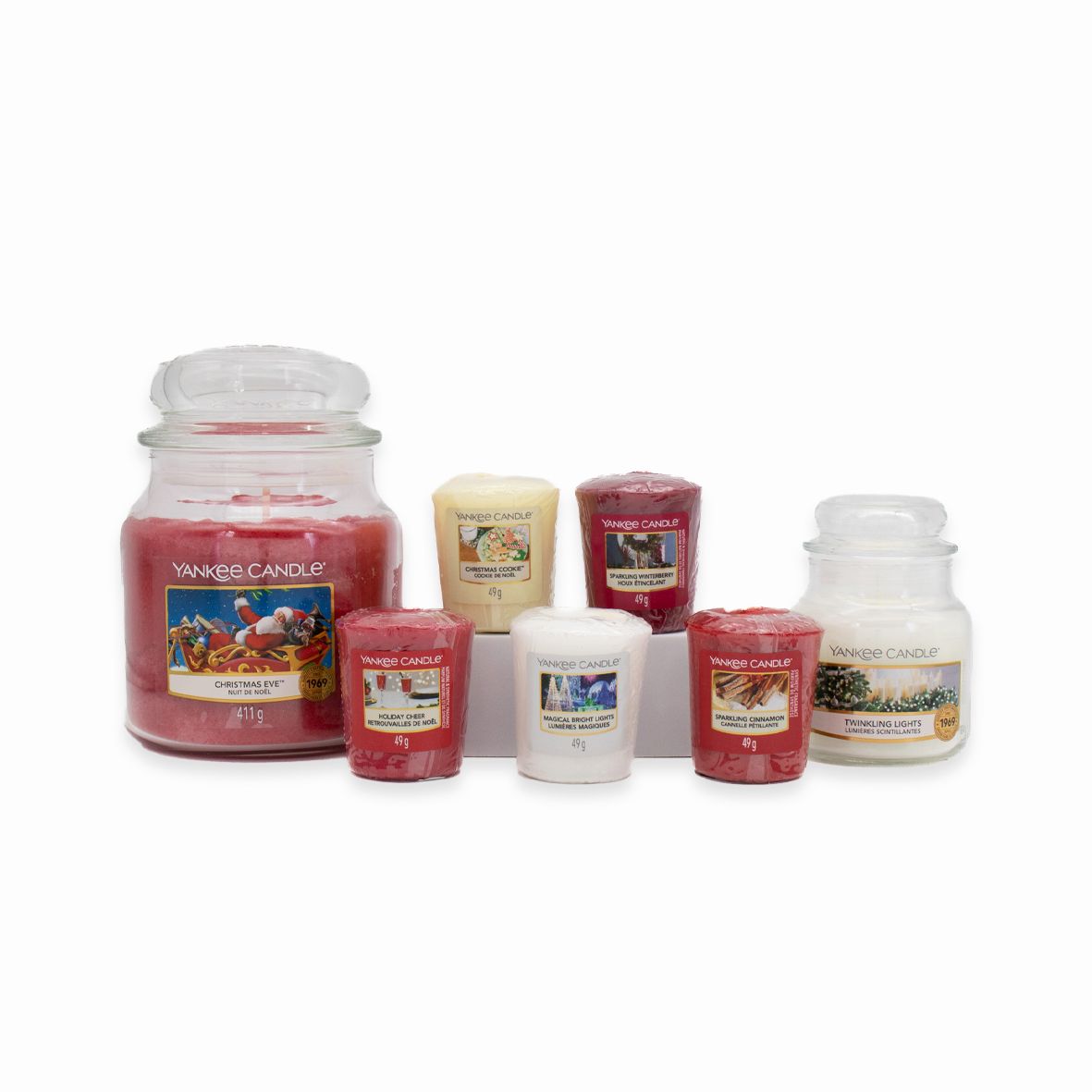 Yankee Candle Wow Festive Christmas Candles Gift Set - Imperfect Box