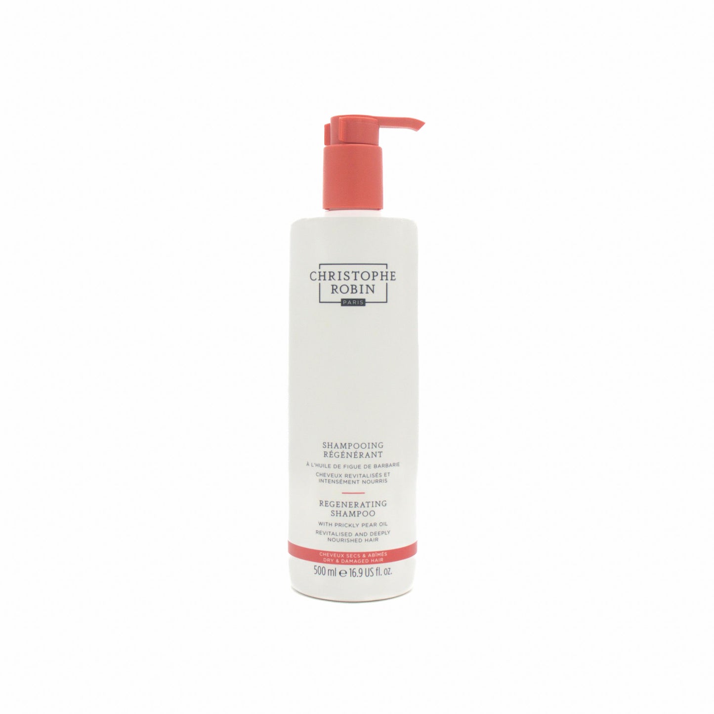 Christophe Robin Regenerating Shampoo Prickly Pear 500ml - Small Amount Missing
