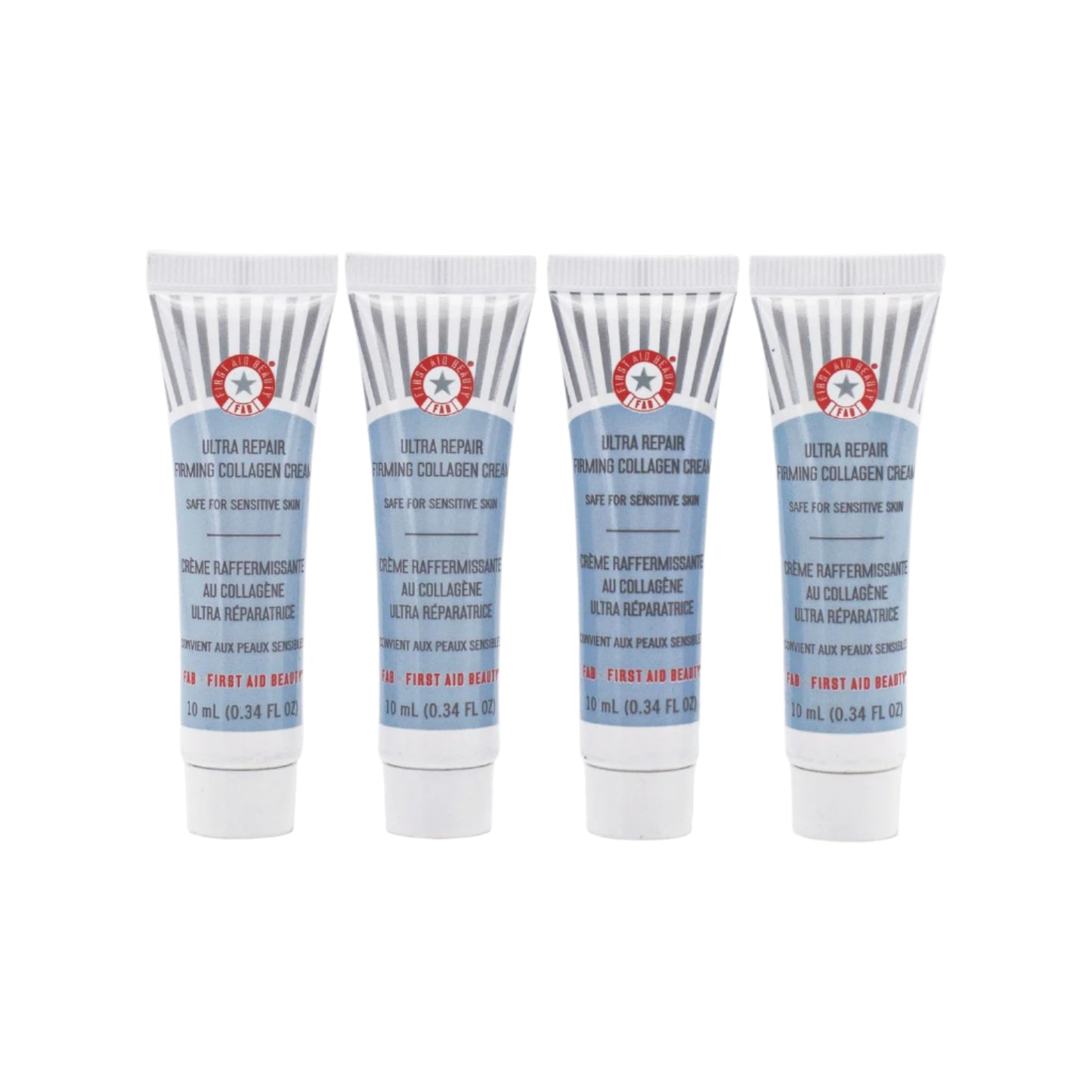4 x First Aid Beauty Ultra Repair Firming Collagen Cream 10ml - Imperfect Container