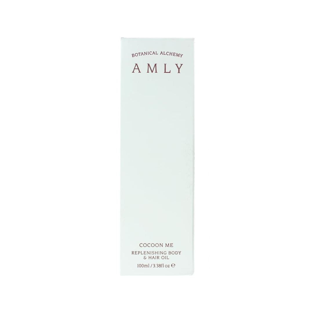 Amly Cocoon Me Replenishing Body & Hair Oil 100ml - Imperfect Box