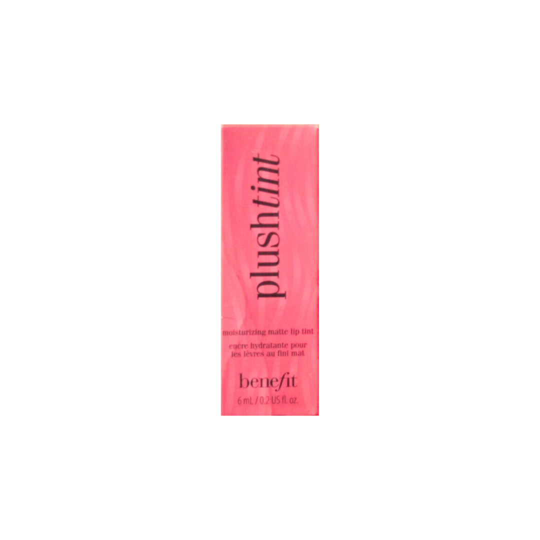 Benefit Plushtint Moisturising Matte Lip Tint 02 CREAM PUFF 6ml - Imperfect Box