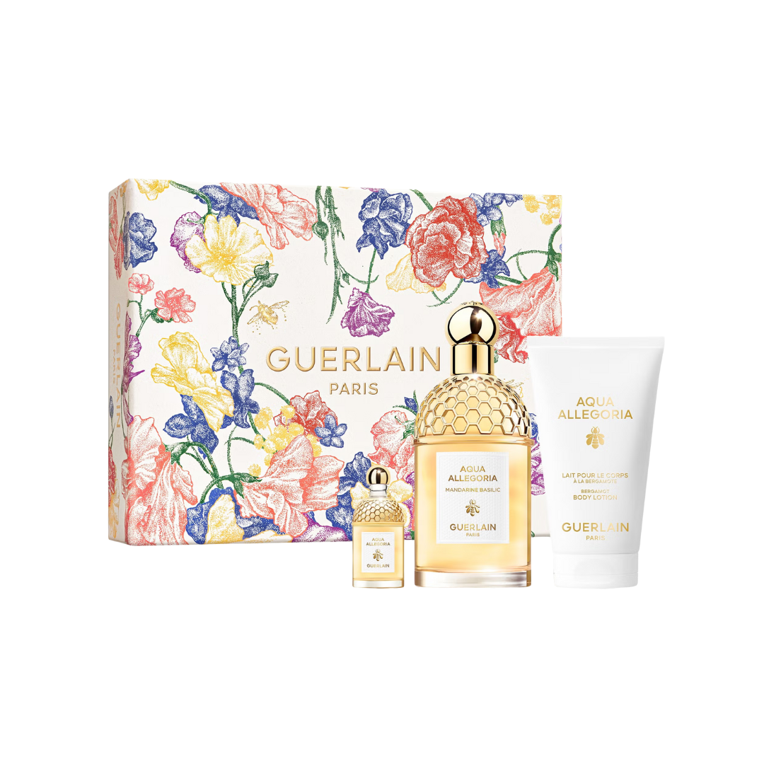 Guerlain Aqua Allegoria Mandarine Basilic Eau de Toilette Gift Set 125ml - Imperfect Box