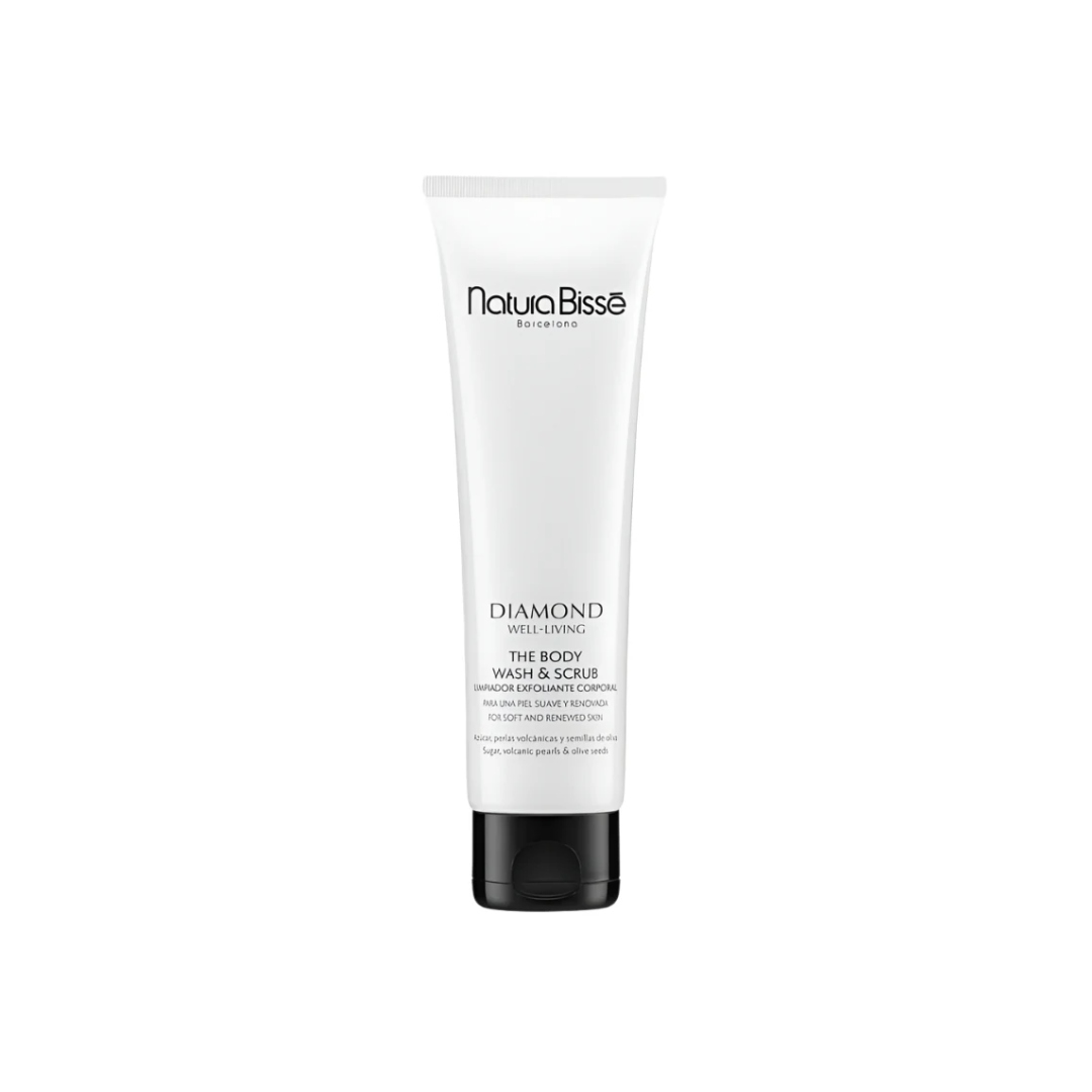 Natura Bisse Diamond Well-Living The Body Wash & Scrub 150ml - Imperfect Box