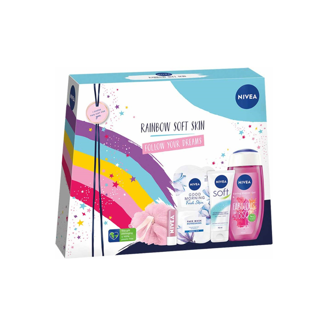 Nivea Rainbow Soft Skin Gift Set - Imperfect Box