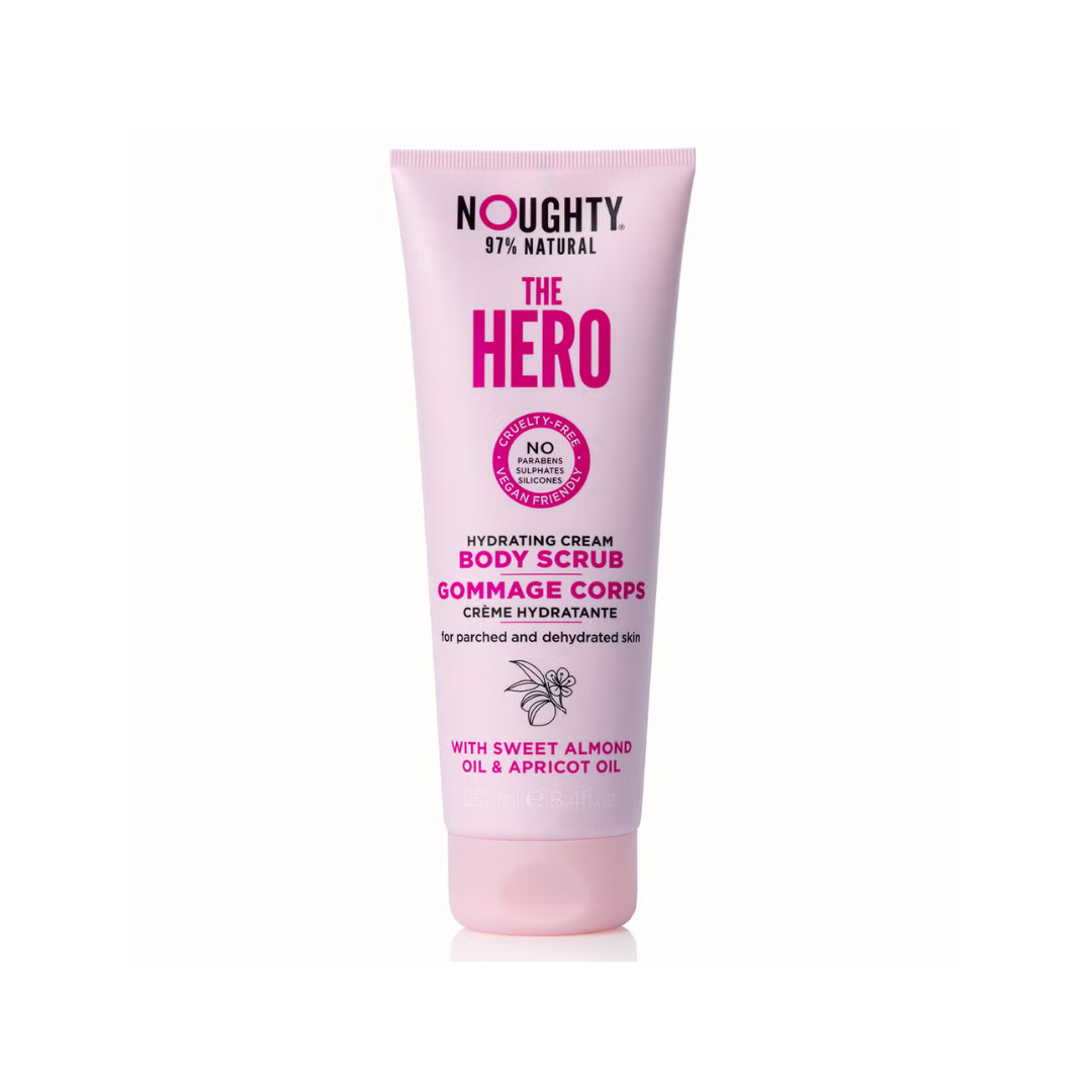 Noughty The Hero Body Scrub 250ml - Imperfect Container