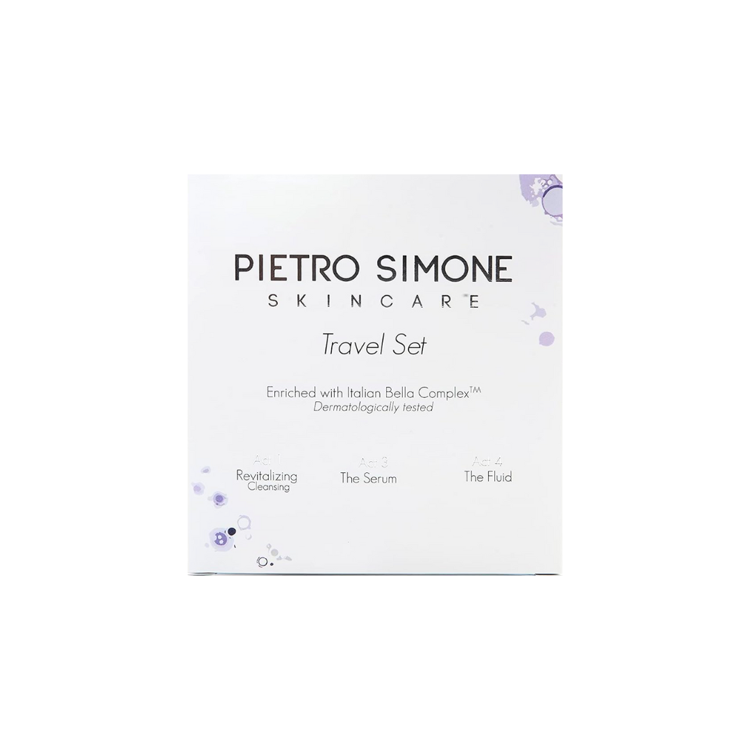 Pietro Simone Skincare 3 Piece Travel Set - Imperfect Box