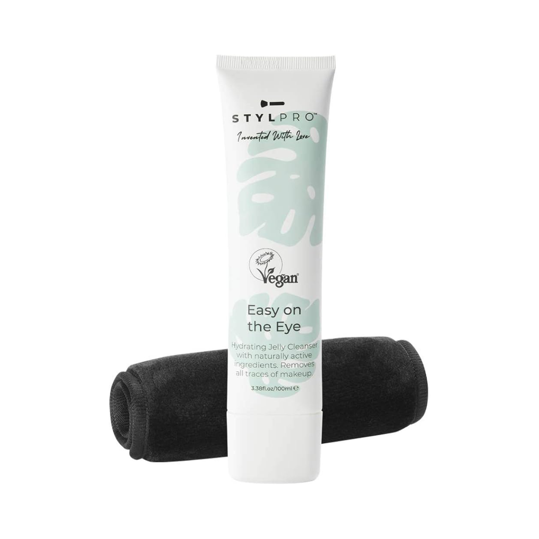 STYLPRO Easy on the Eye Makeup Remover Kit (Cleanser & Cloth) - Imperfect Box