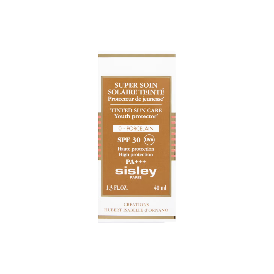 Sisley Super Soin Solaire Teinte Tinted Sun Care SPF 30 0 PORCELAIN 40ml - Imperfect Box