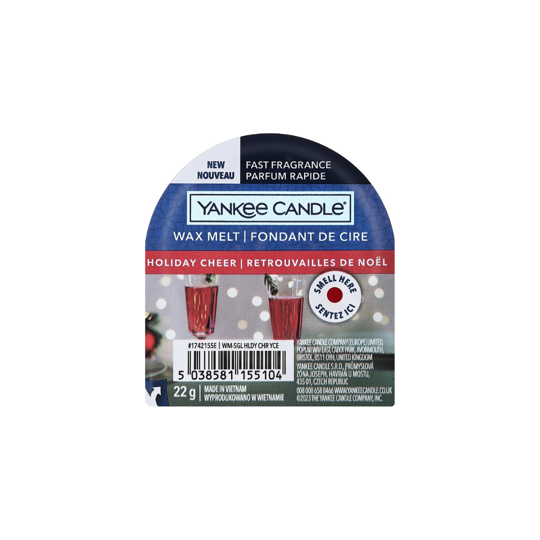 Yankee Candle Holiday Cheer Wax Melt 22g - Imperfect Container