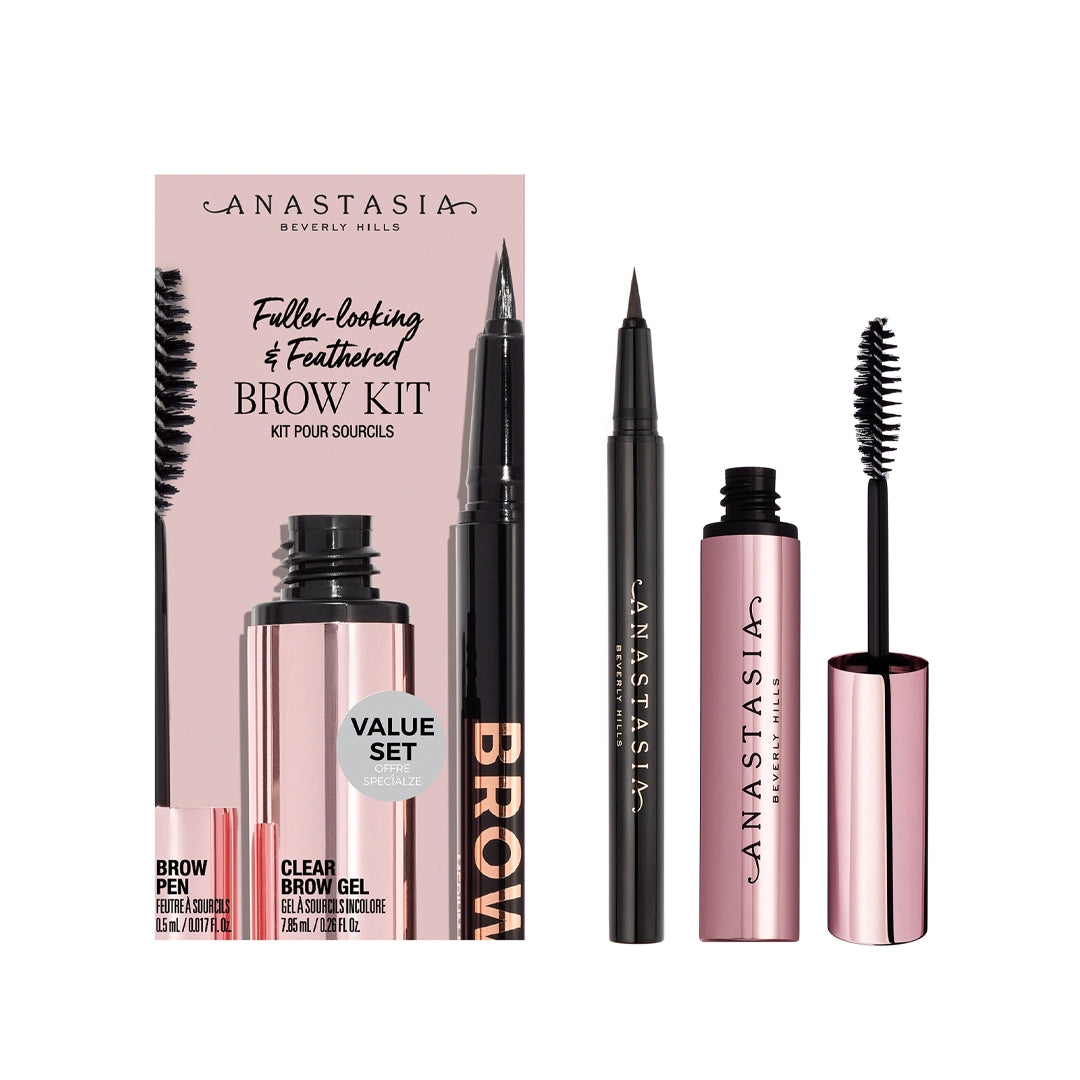 Anastasia Beverly Hills Fuller Looking and Feathered Brow Kit Medium Brown - Imperfect Box