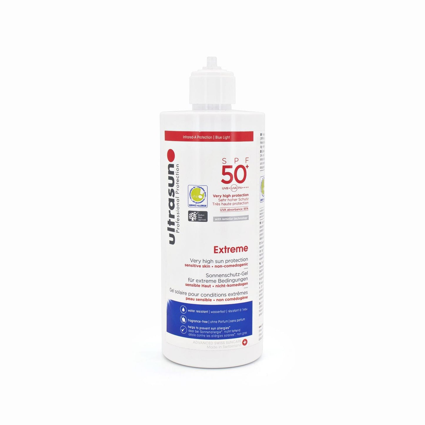 Ultrasun SPF 50+ Extreme Very High Sun Protection Lotion 400ml - Missing Pump