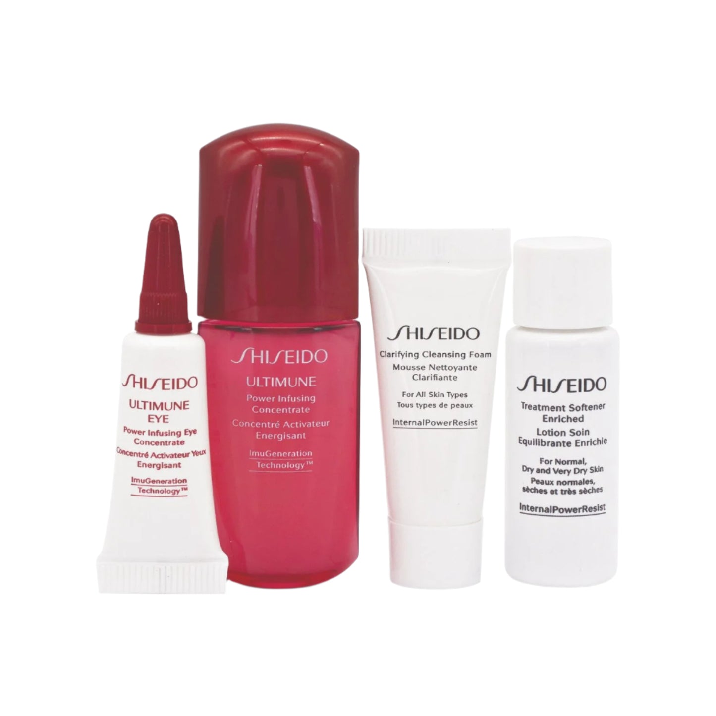 Shiseido Mini Skin Defense Kit 4 Piece Set - Imperfect Box