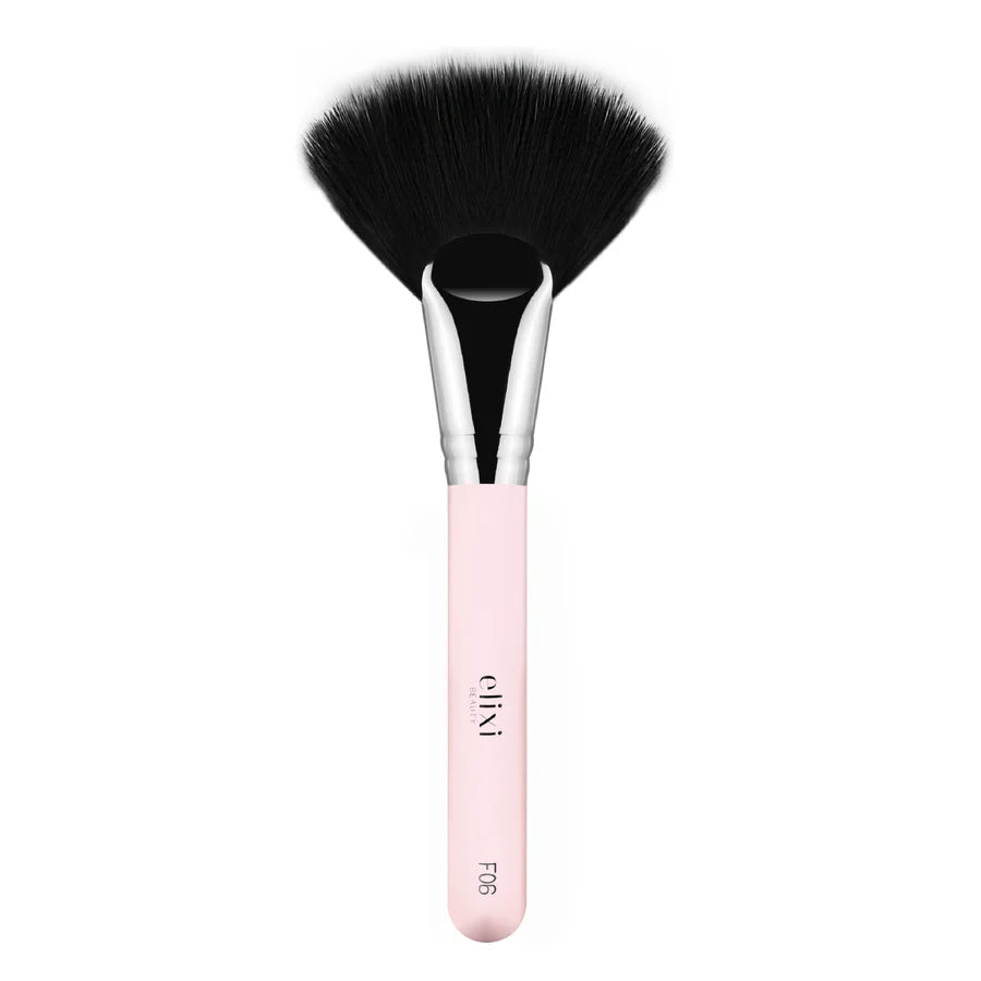 Elixi Beauty Big Fan Brush Pink F06 - New