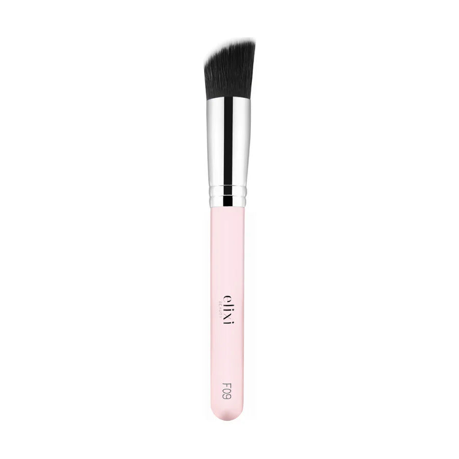 Elixi Beauty Flat Angle Foundation Brush Pink F09 - New