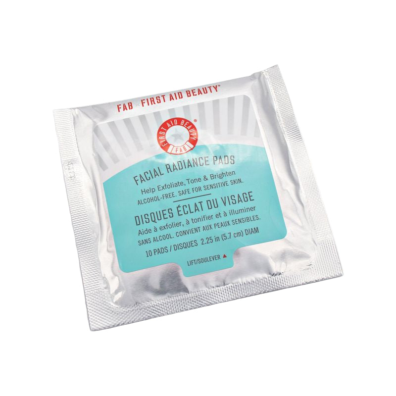 6x First Aid Beauty Pack of 10 Facial Radiance Pads - New