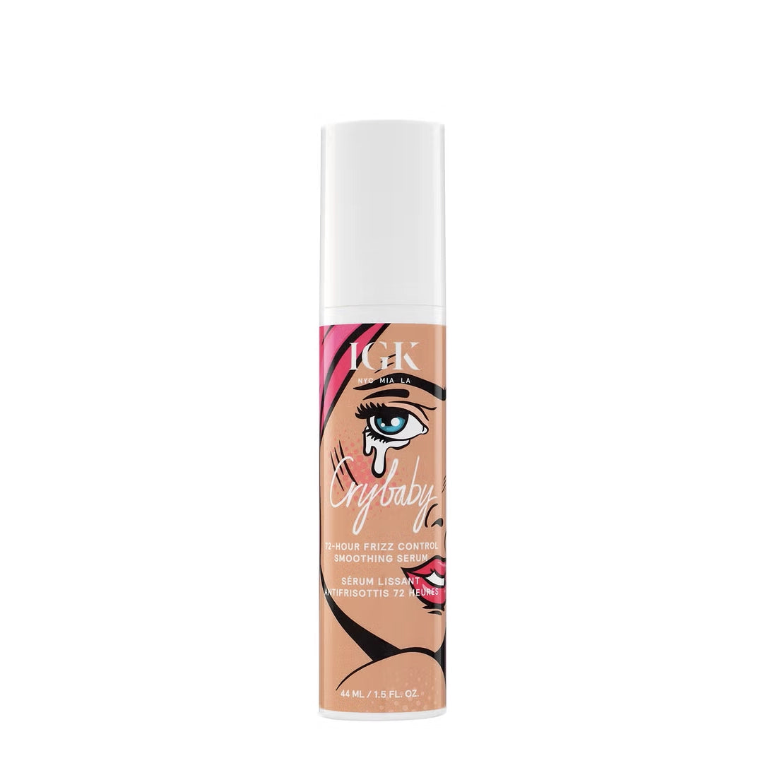 IGK Crybaby 72-Hour Frizz Control Smoothing Serum 44ml - Imperfect Container