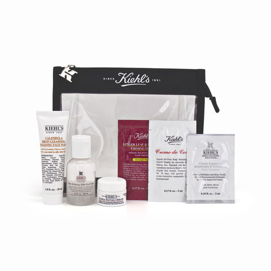 Kiehl's Cleansing & Moisturising 6 Piece Minis Gift Set - Imperfect Container