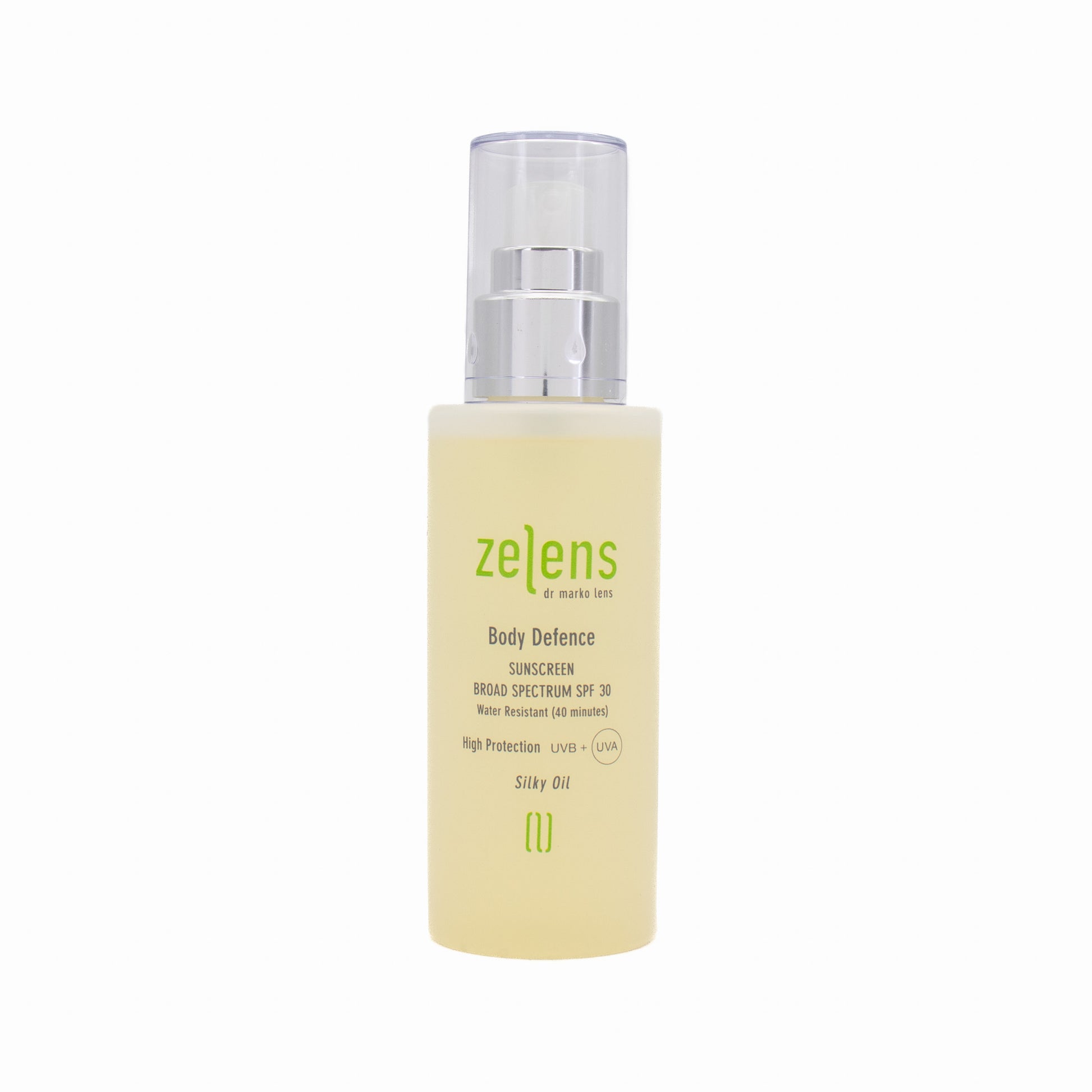 Zelens Body Defence Sunscreen SPF 30 125ml - Imperfect Box - This is Beauty UK