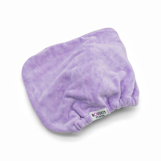 Noughty Little Saviour Microfibre Hair Towel Wrap Purple - Imperfect Box