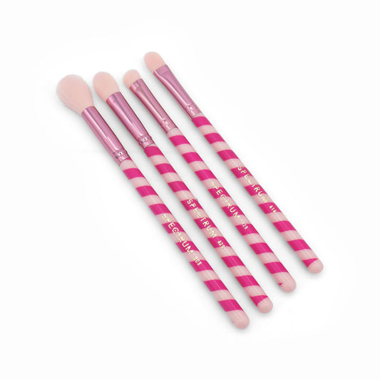 Spectrum x Mean Girls Candy Cane 4 Piece Makeup Brush Set - Imperfect Box