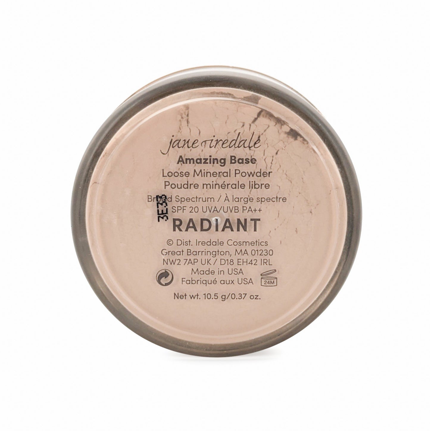 Jane Iredale Amazing Base Mineral Powder SPF20 10.5g Radiant - Imperfect Box