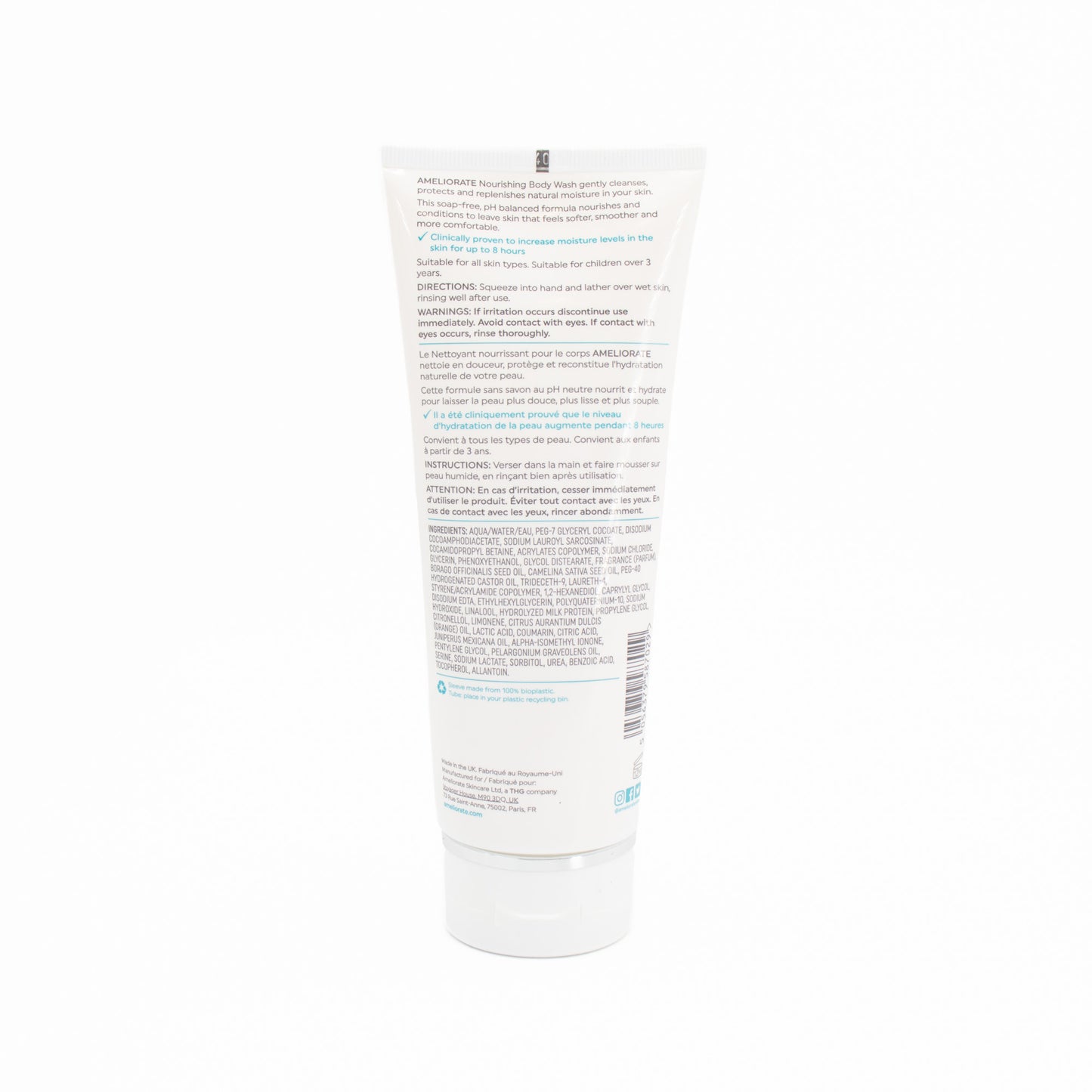 Ameliorate Nourishing Body Wash 200ml - Imperfect Container