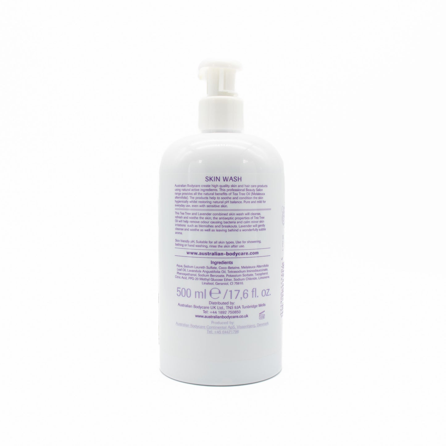 Australian Bodycare Lavender Skin Wash 500ml - Imperfect Container