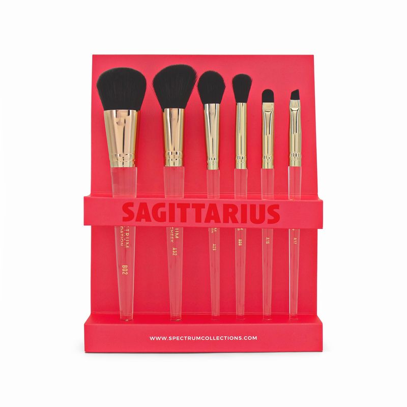 Spectrum Sagittarius 6-Piece Makeup Brush Set - Imperfect Box