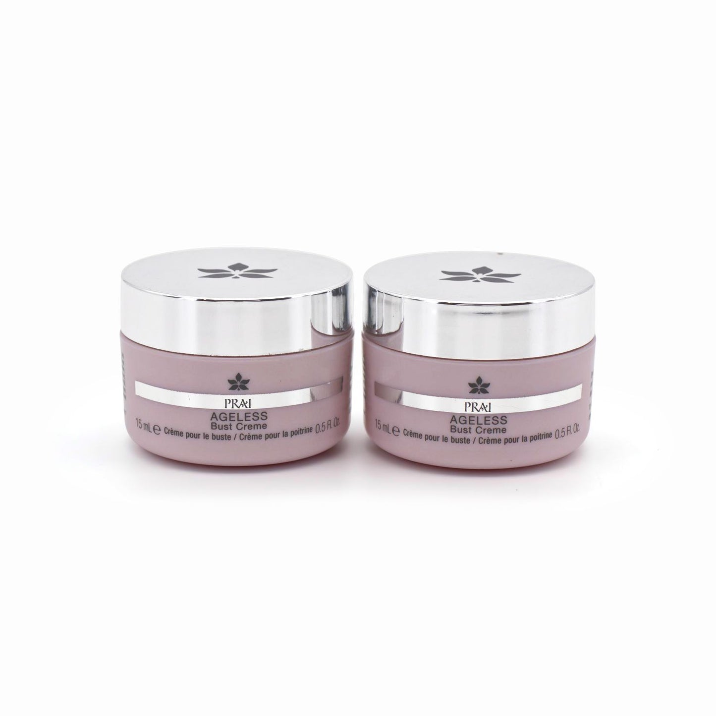 2 x PRAI Ageless Bust Creme Mini 15ml - Imperfect Container