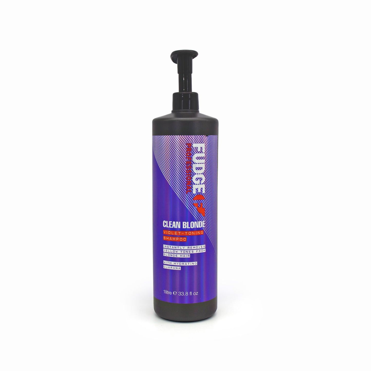 FUDGE Clean Blonde Violet-Toning Shampoo 1000ml - Imperfect Container - This is Beauty UK