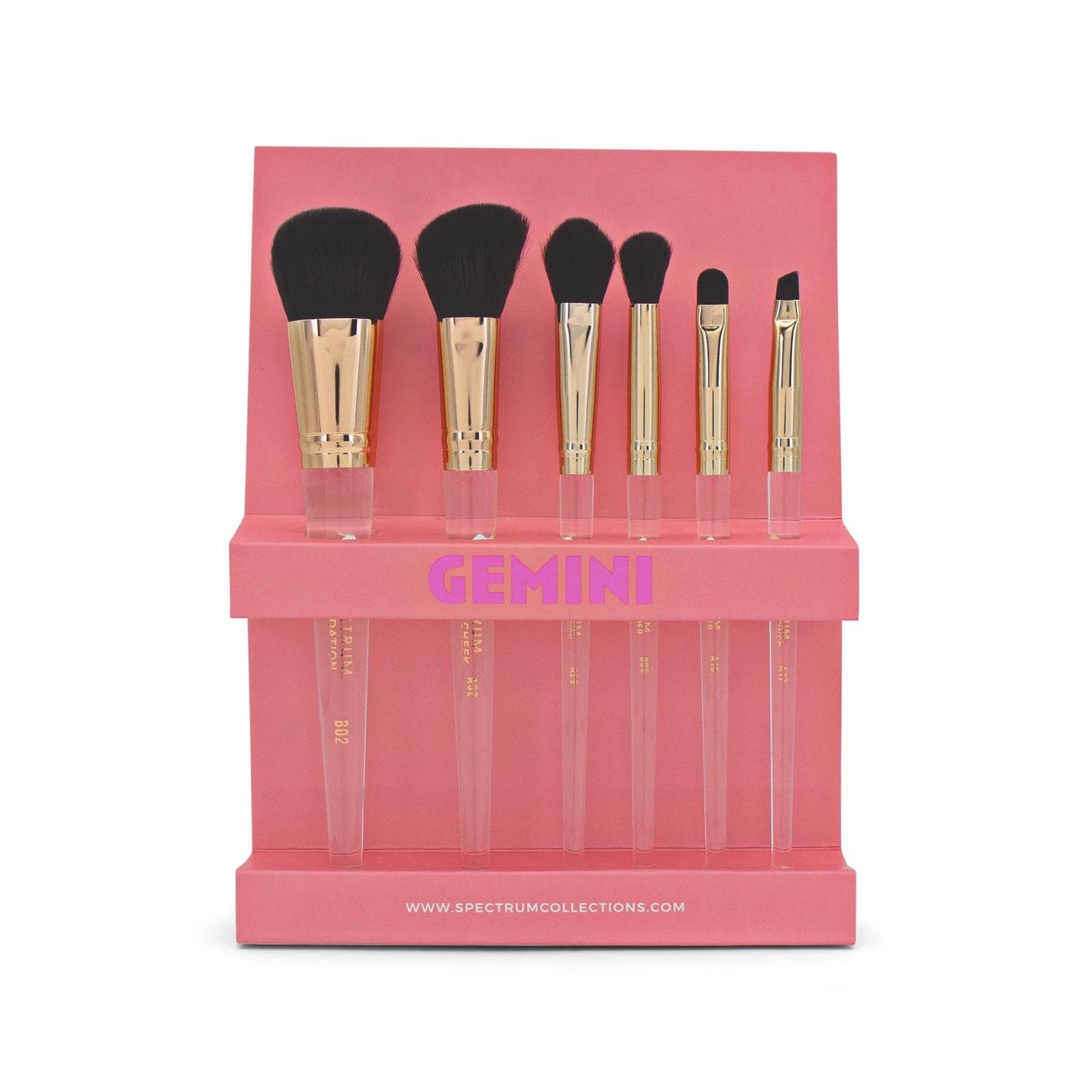 Spectrum Gemini 6-Piece Makeup Brush Set - Imperfect Box