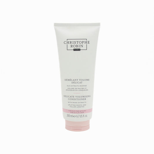 Christophe Robin Delicate Volumising Rose Conditioner 200ml - Imperfect Container