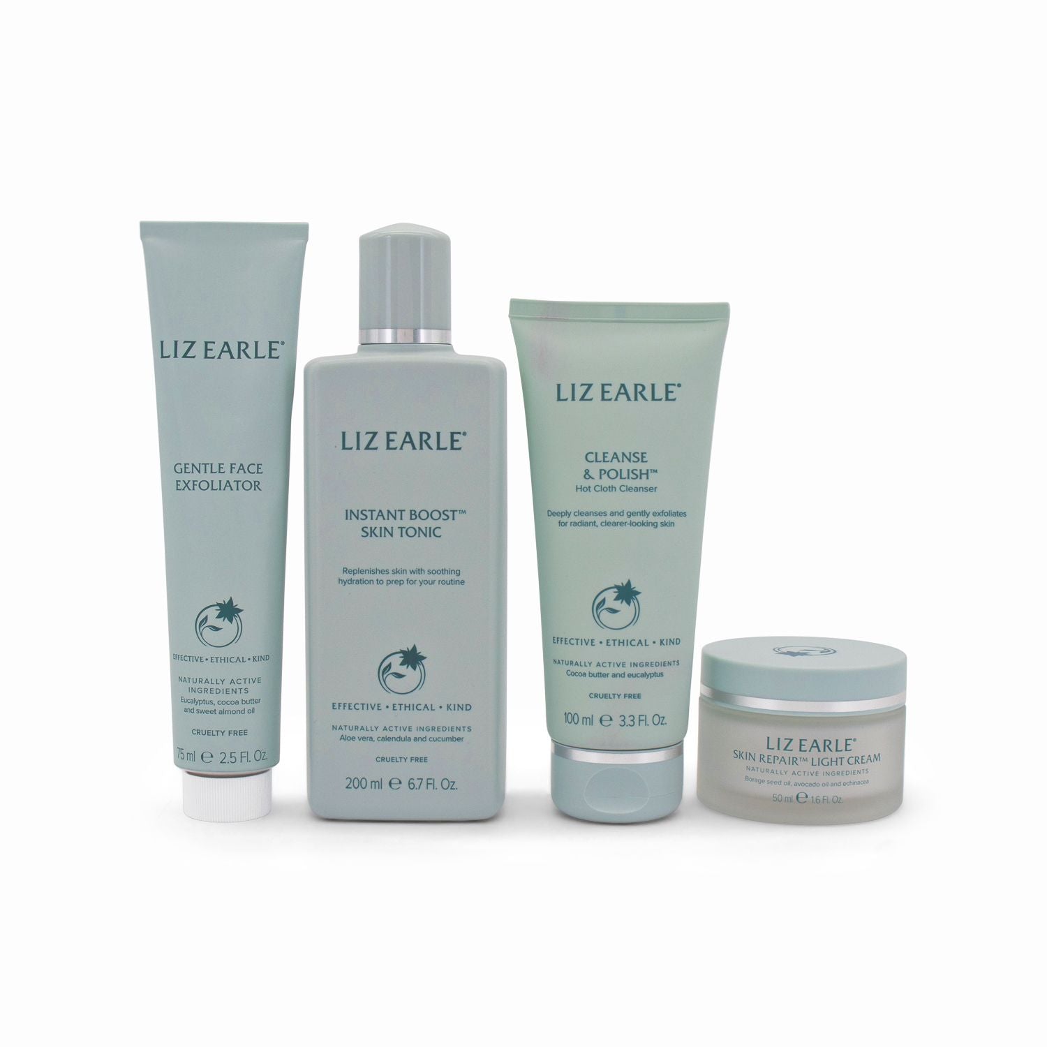 Liz Earle Your Daily Routine with Skin Repair Light Cream Gift Set I
