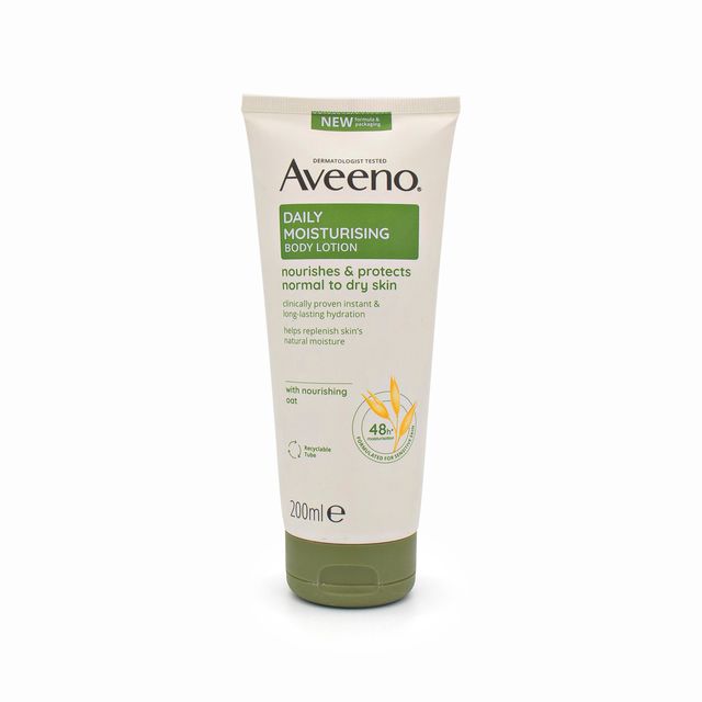 Aveeno Daily Moisturising Body Lotion 200ml Normal to Dry Skin - Imperfect Container