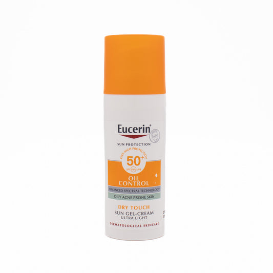 Eucerin Oil Control Sun Gel Cream SPF 50+ 50ml - Imperfect Box