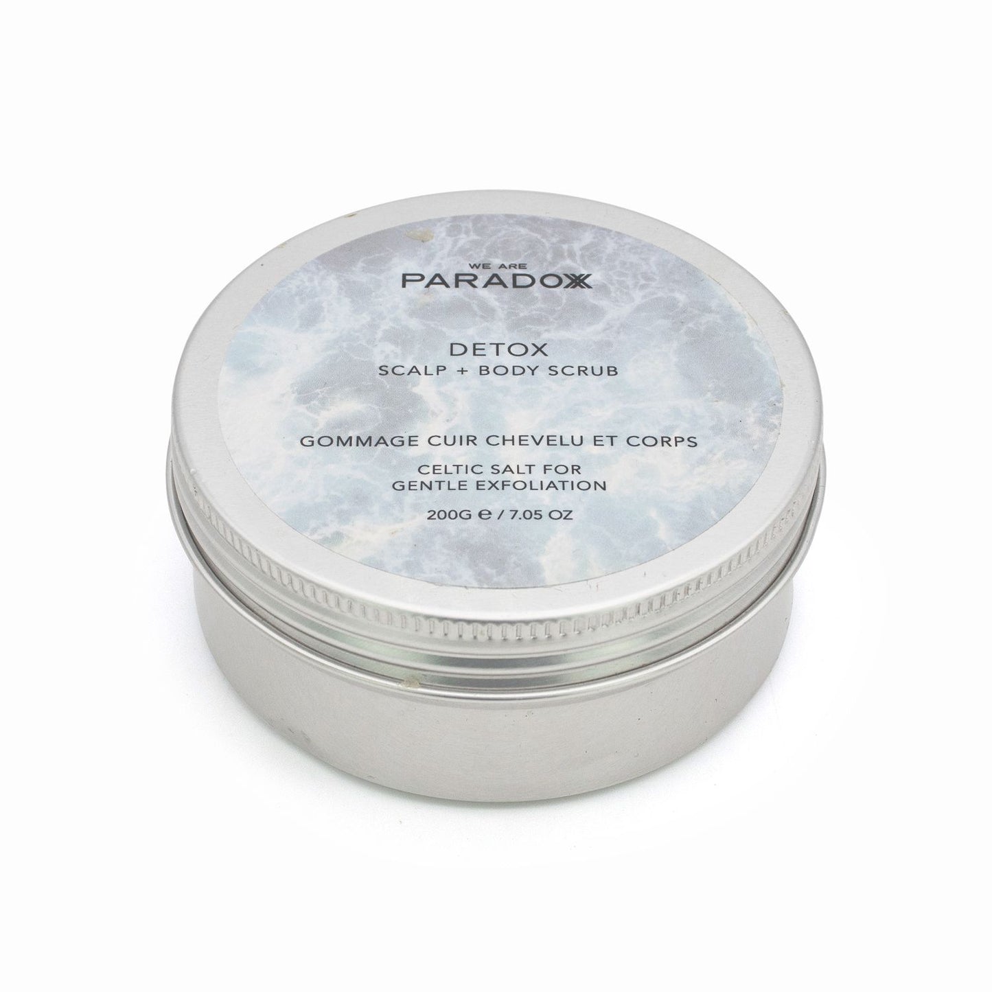 We Are Paradoxx Detox Scalp and Body Scrub 200g - Imperfect Container