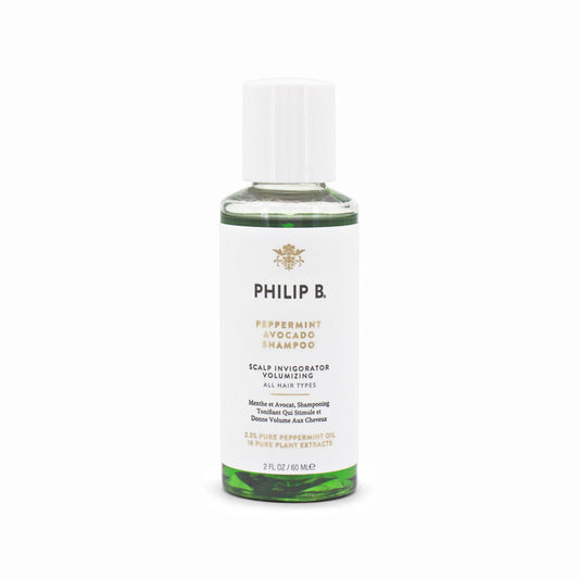 Philip B Peppermint Avocado Shampoo Mini 60ml - Imperfect Container
