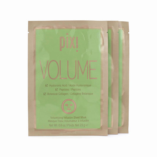 PIXI Volume Infusion Sheet Mask 3 x 23g - Imperfect Box - This is Beauty UK