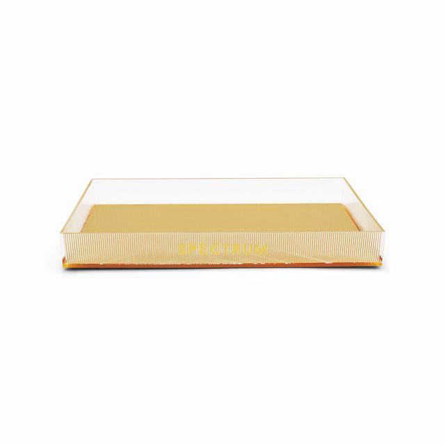 Spectrum Vanity Tray In Gold - Imperfect Box