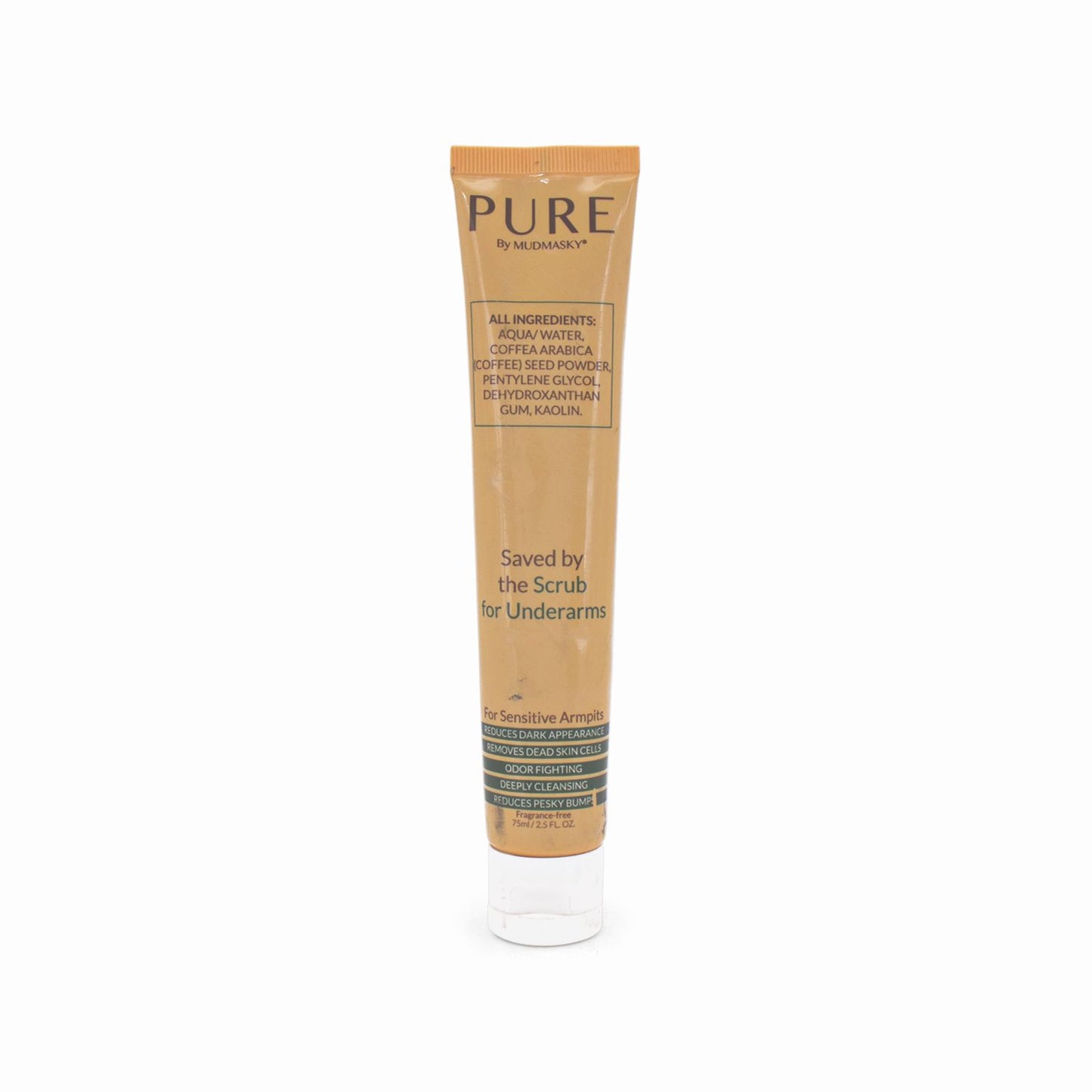 Pure By Mudmasky Saved By The Scrub For Underarms 75ml - Imperfect Container