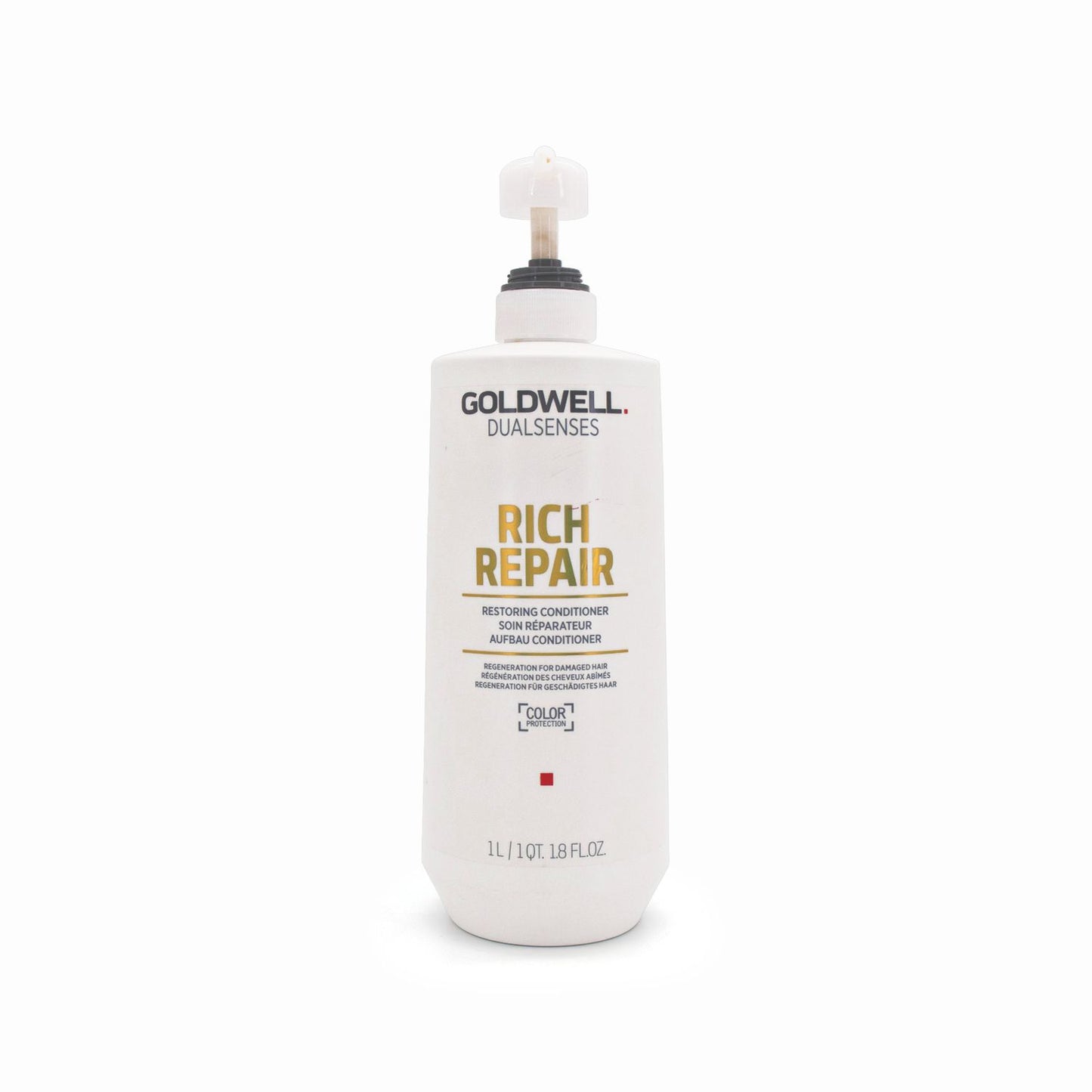 Goldwell Dualsenses Rich Repair Restoring Conditioner 1L - Small Amount Missing