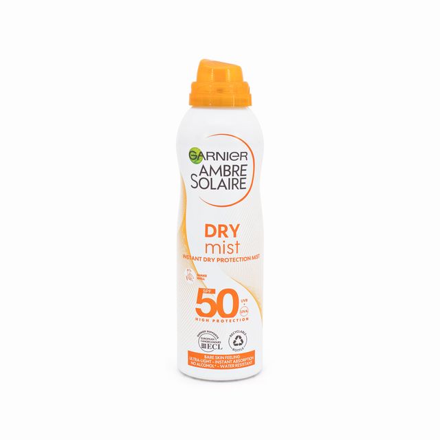 Ambre Solaire Dry Mist Sun Cream Spray SSPF50 200ml - Imperfect Container