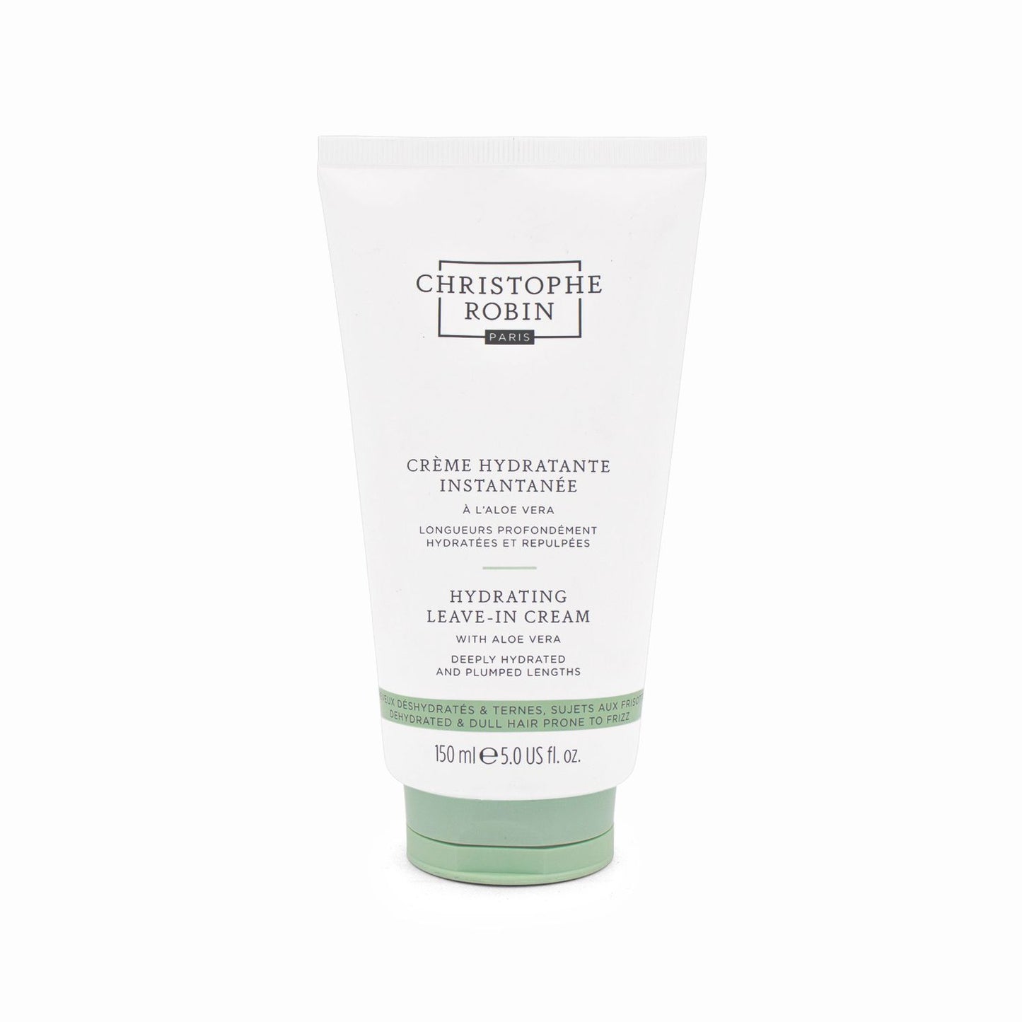 Christophe Robin Hydrating Aloe Vera Leave-In Cream 150ml - Imperfect Container