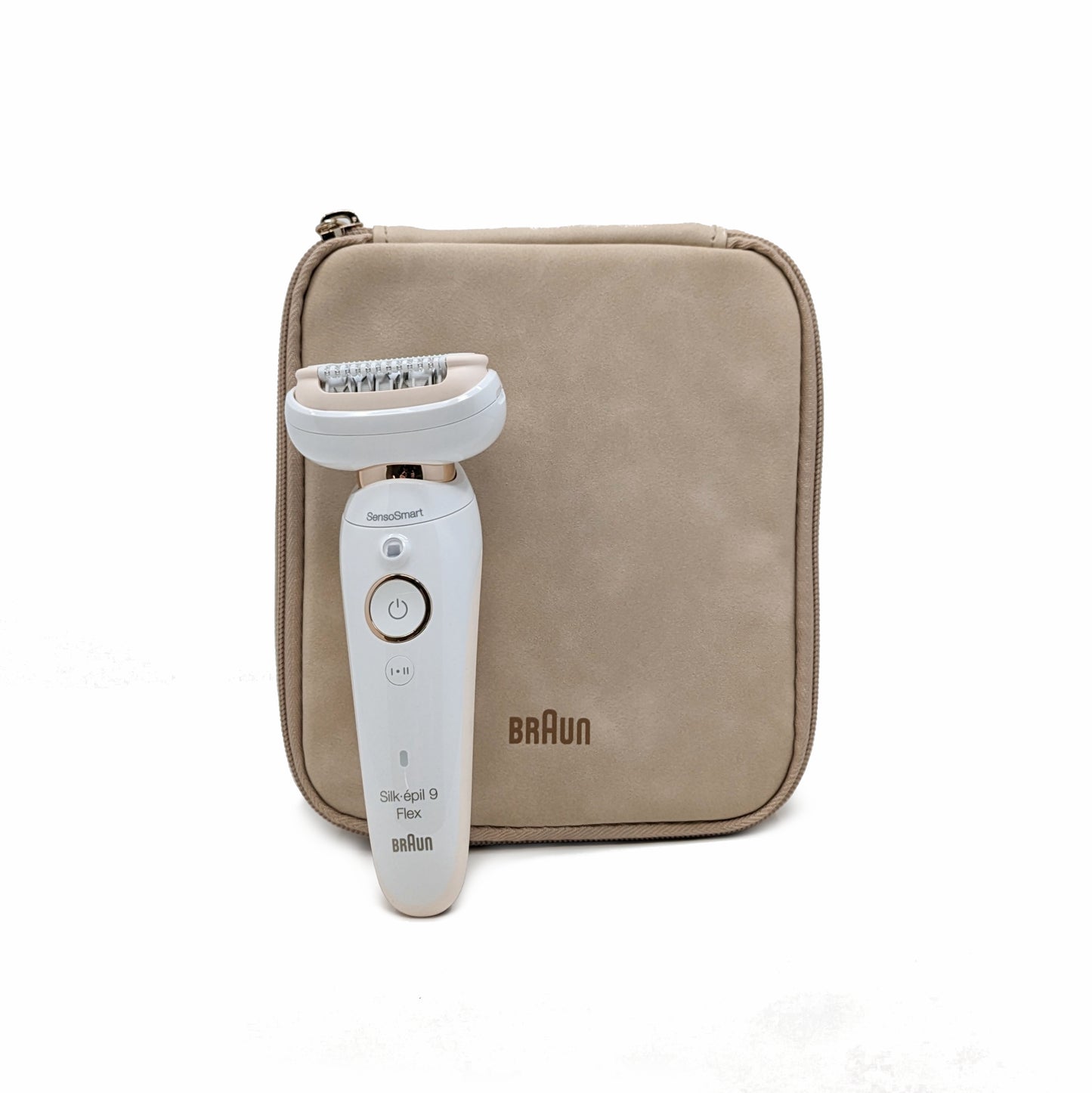 Braun Silk-epil 9 Flex 9010 3D White/Gold Epilator - Ex Display Imperfect Box