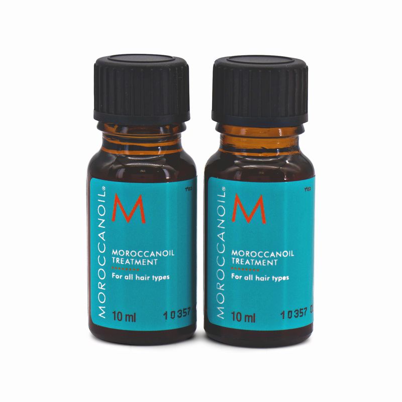 2 x Moroccanoil Treatment Original Mini 10ml - Missing Box