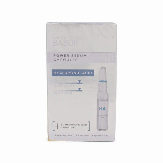 BABOR Power Serum Hyaluronic Acid Ampoule Concentrates 7 x 2ml - Imperfect Box