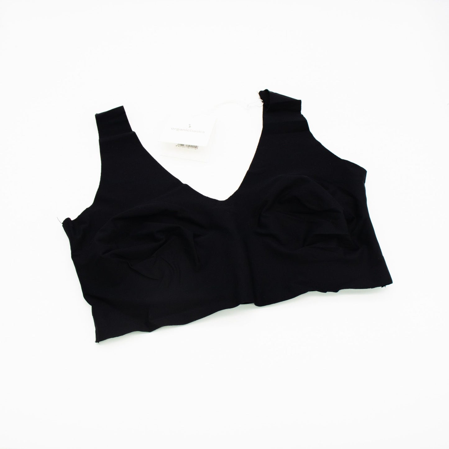 Organic Basics Invisible Bra - Black - Size Medium - Imperfect Box