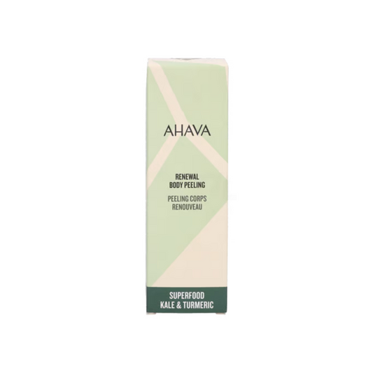 AHAVA Renewal Kale and Turmeric Body Peeling Scrub 200ml - Imperfect Box