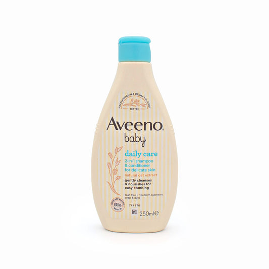 Aveeno Baby Daily Care 2-in-1 Shampoo and Conditioner 250ml - Imperfect Container